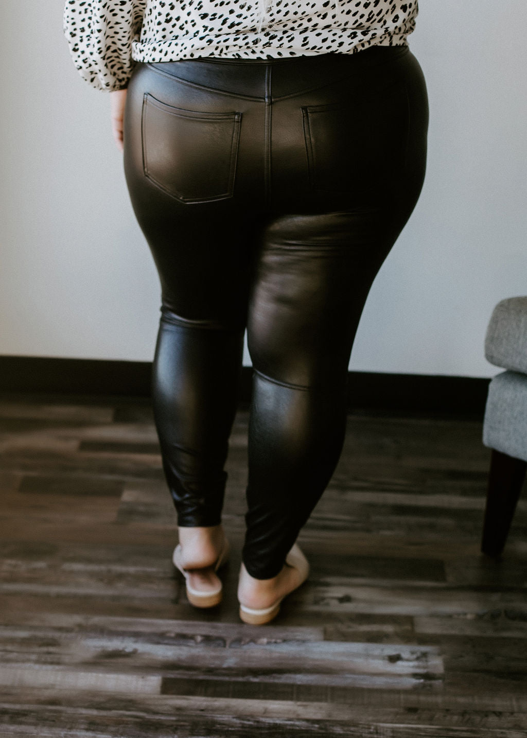 Spanx leather like skinny pants / petite S / NWT main image 1