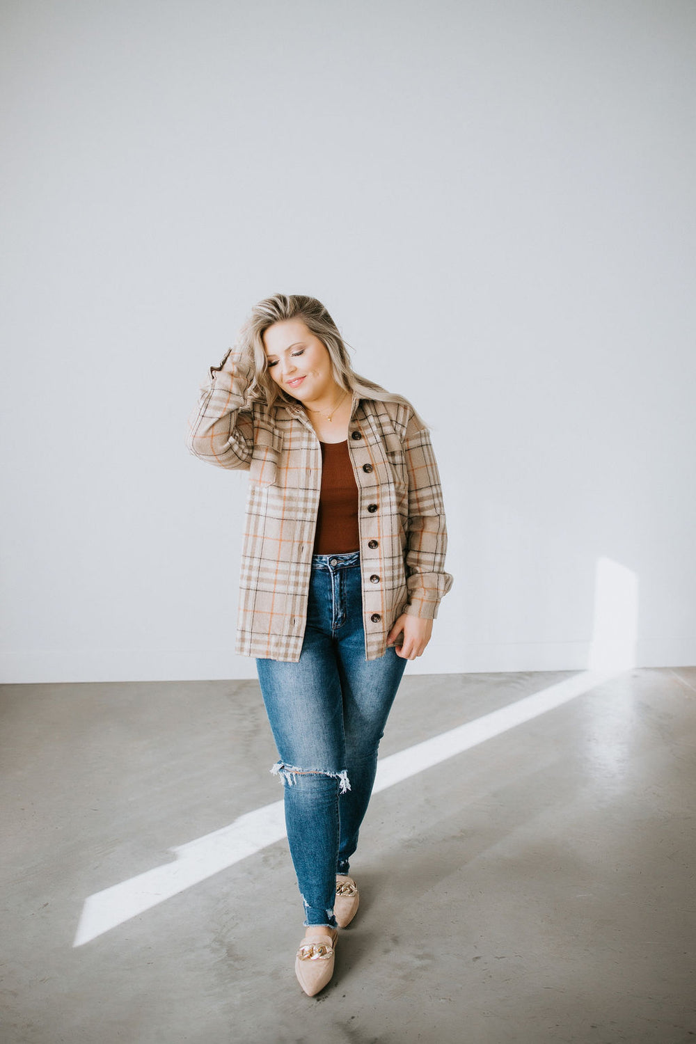 Oliver Plaid Shacket