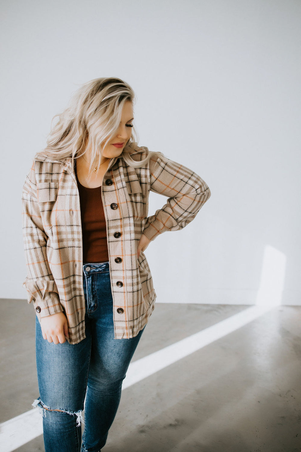 Oliver Plaid Shacket
