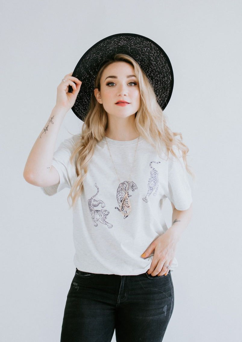 Tigers Oversized Graphic Tee