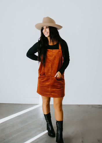 Over You Overall Dress