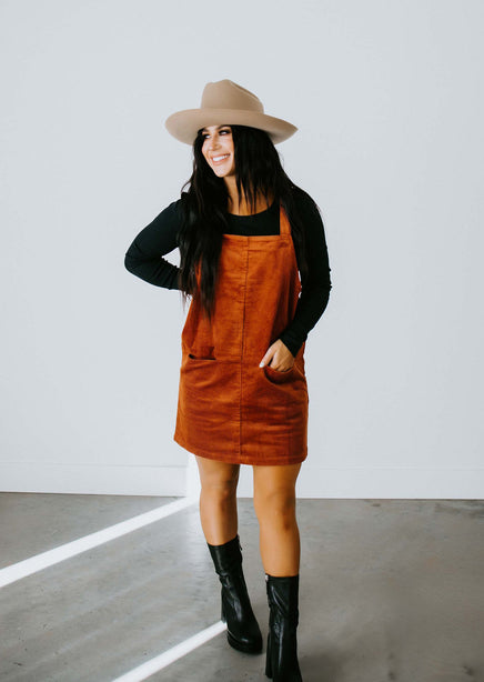 Over You Overall Dress | Lauriebelles Over You Overall Dress | Lauriebelles