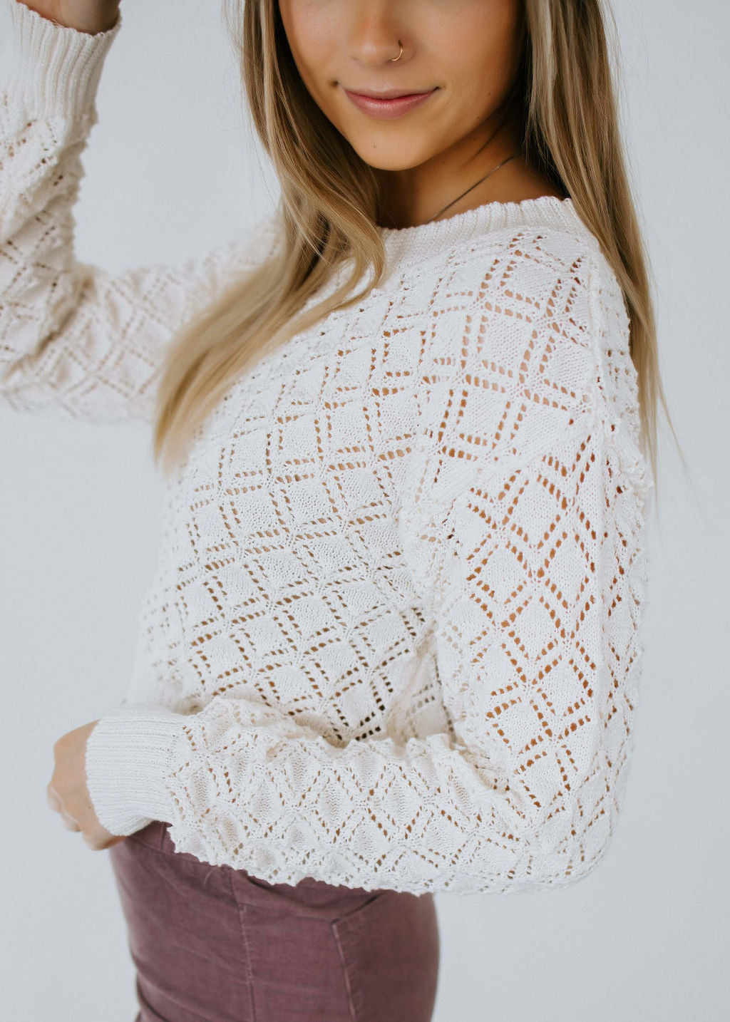 image of Harper Crop Sweater