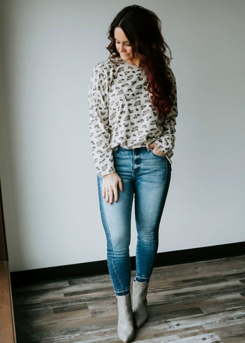 Karly Leopard Top FINAL SALE