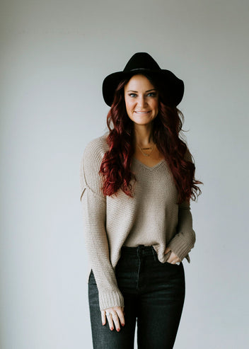 Devon V-Neck Sweater FINAL SALE