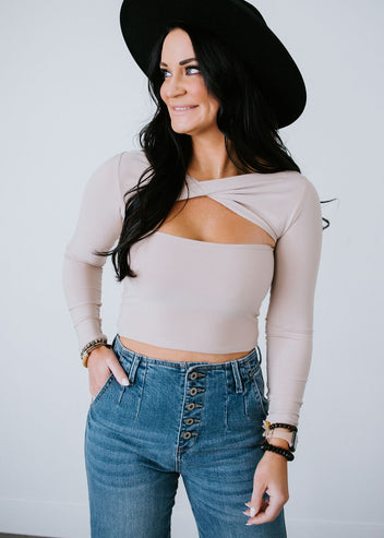 Layla Cutout Twist Top
