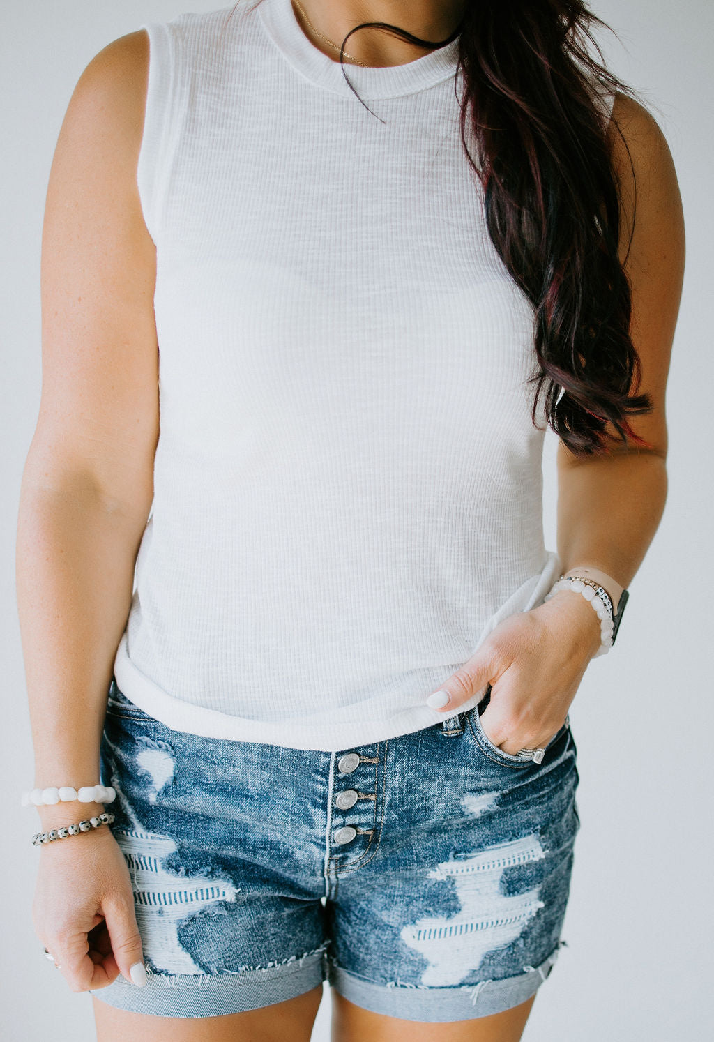 Lux Ribbed Tank Top FINAL SALE