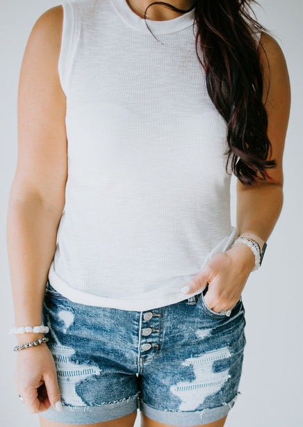 Lux Ribbed Tank Top FINAL SALE