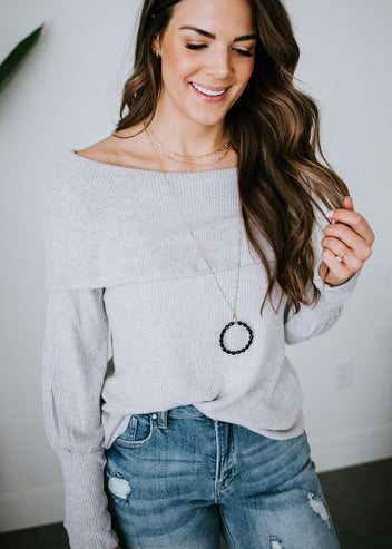 Sincerely Yours Off Shoulder Top
