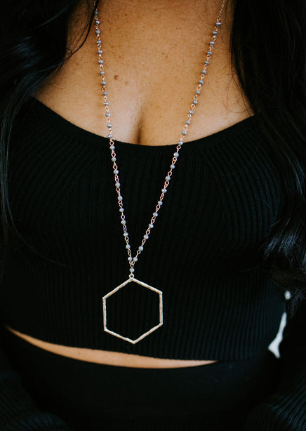 Piece Of You Hexagon Necklace