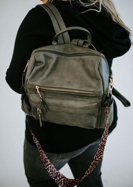 Amelia Leather Backpack