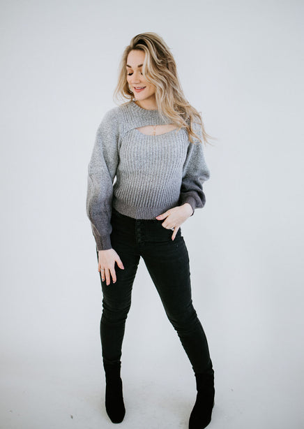 Stand Out Cutout Sweater FINAL SALE
