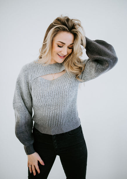 Stand Out Cutout Sweater FINAL SALE