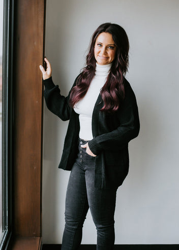 Lailyn Ribbed Knit Cardigan FINAL SALE