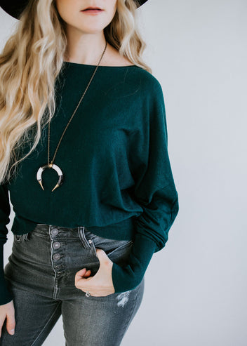 Katrina Dolman Sleeve Sweater
