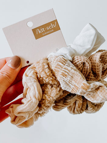 Textured Scrunchies