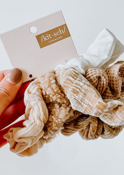 Textured Scrunchies