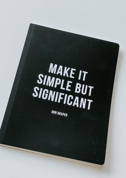 Make It Simple Journal FINAL SALE