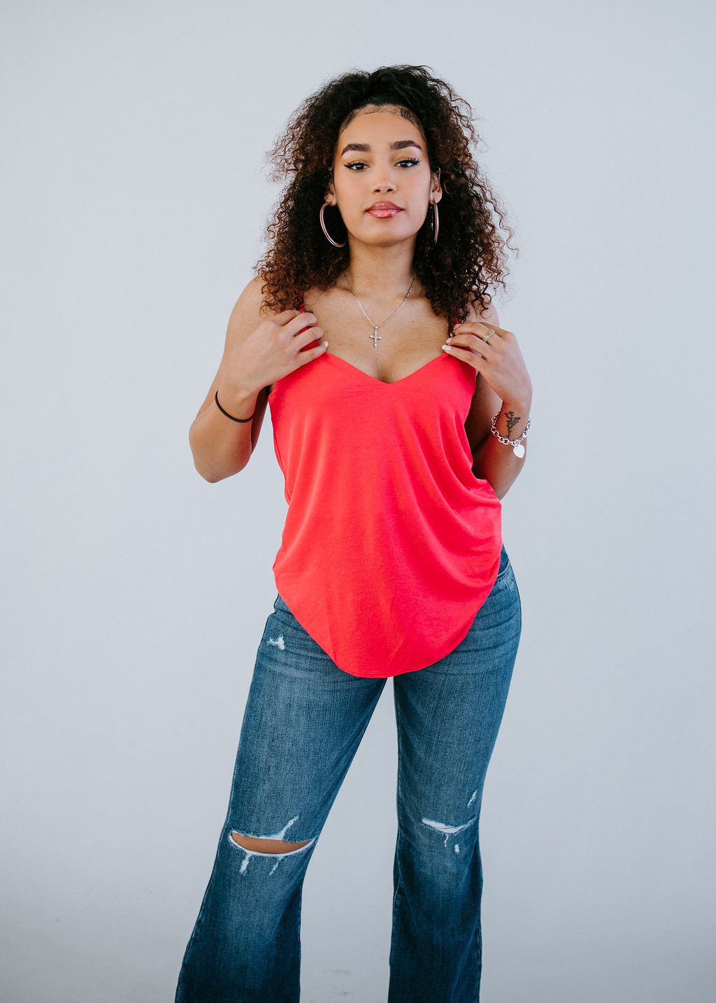 image of Lena V-Neck Tank Top