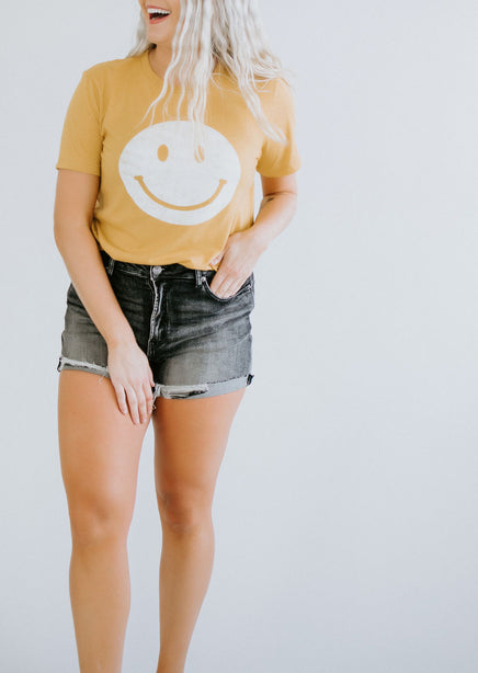 Smiley Face Graphic Tee