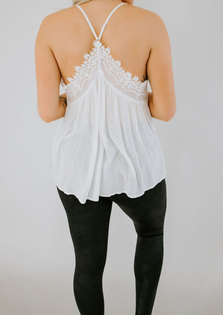 Lace Stay Cami Tank - ONLINE ONLY
