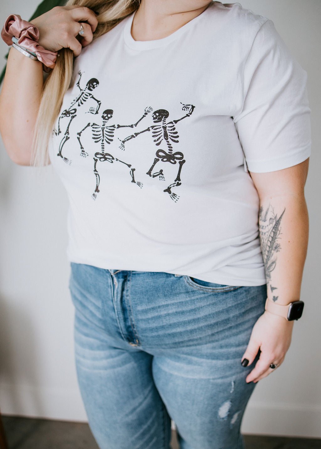 Dancing Skeleton Graphic Tee