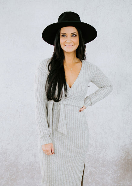 Sasha Cream Wrap Knit Sweater Dress | Lauriebelles Sasha Cream Wrap Knit Sweater Dress | Lauriebelles