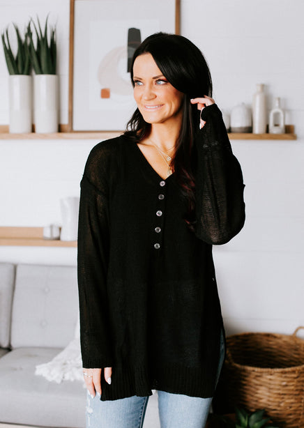 Sheer-ly Pleased Sweater Tunic