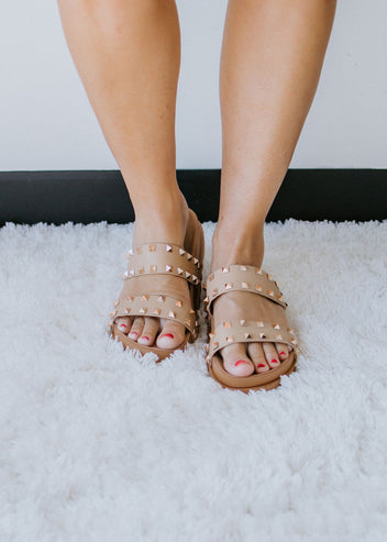 Sultry Studded Slide Sandal FINAL SALE