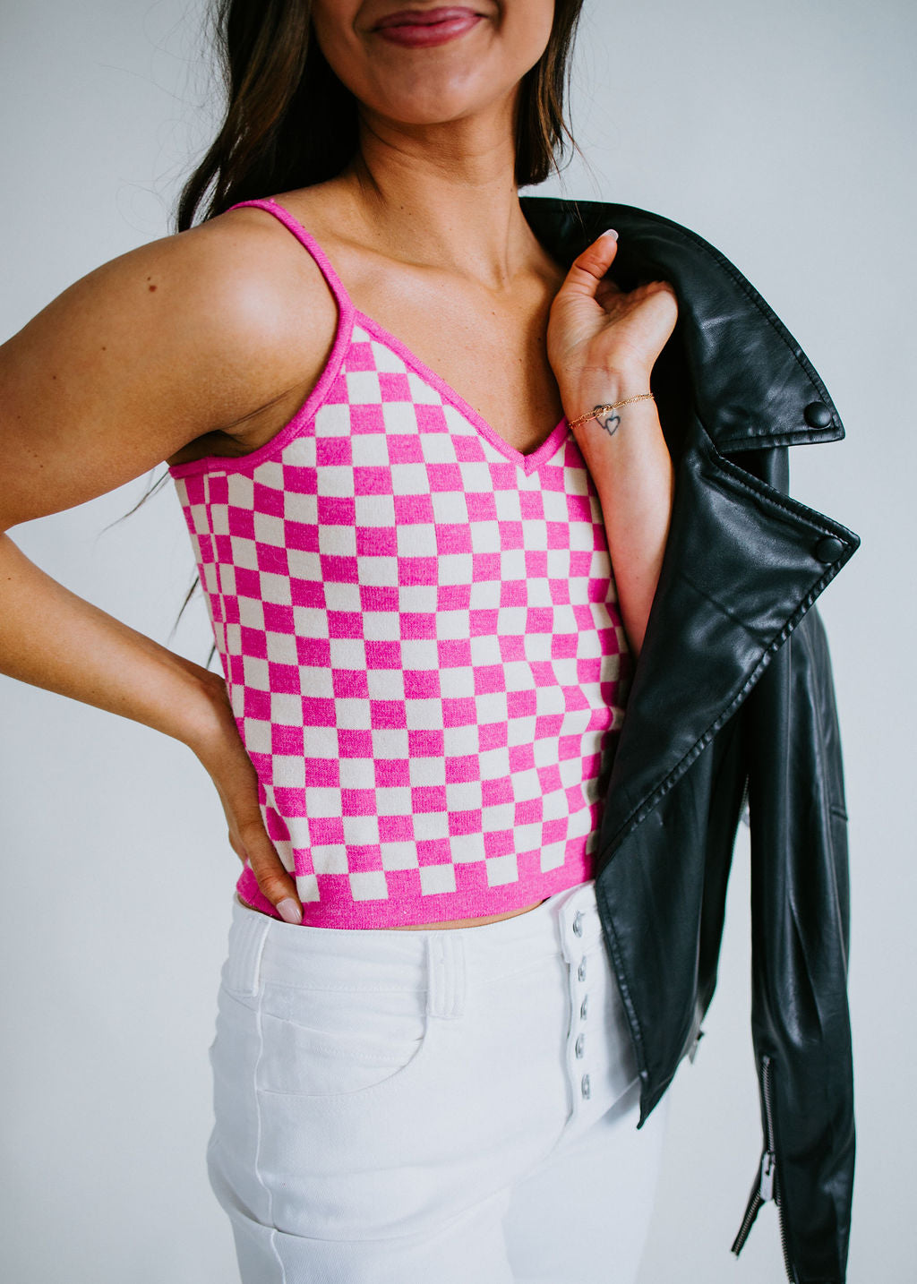 Check Again Sweater Tank