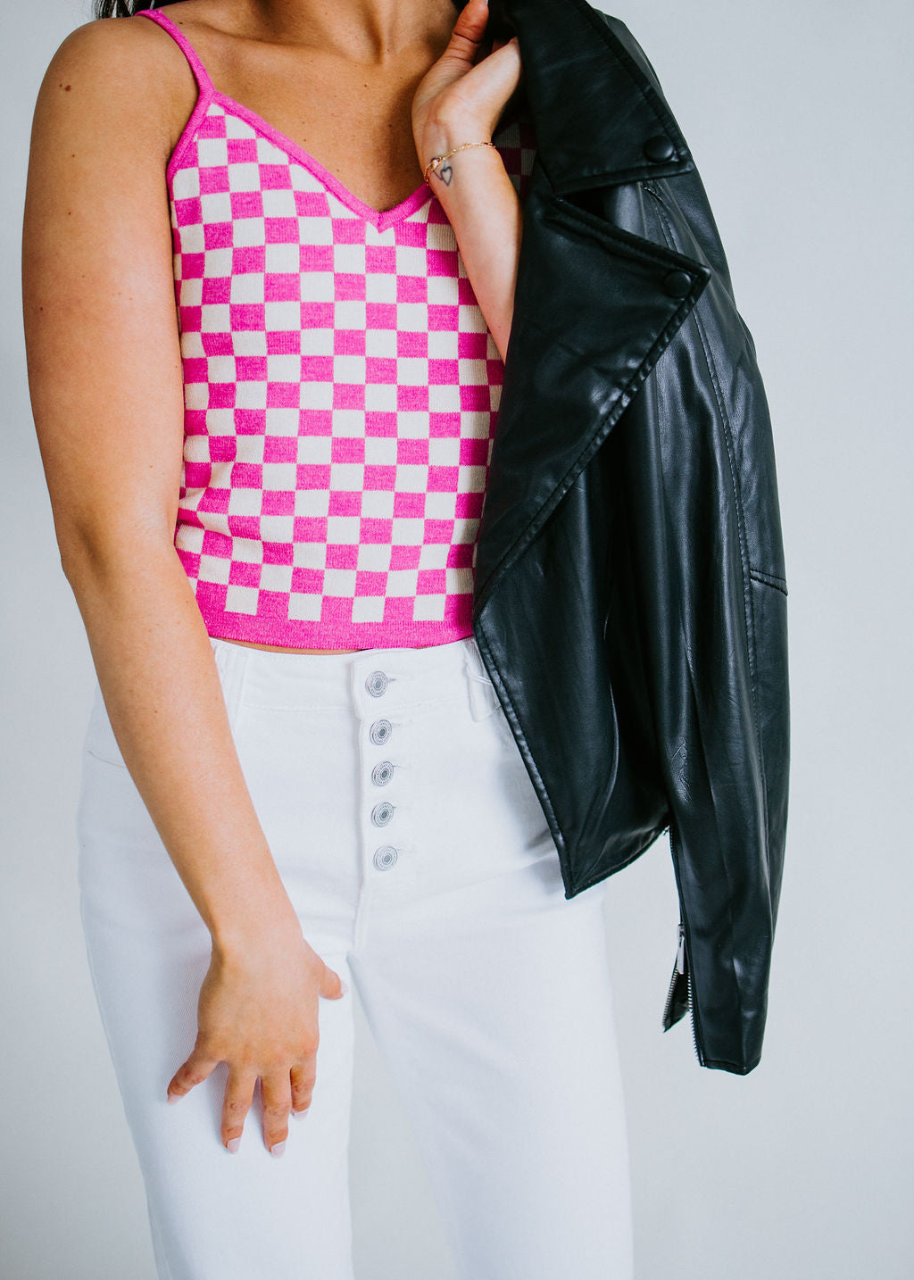 Check Again Sweater Tank