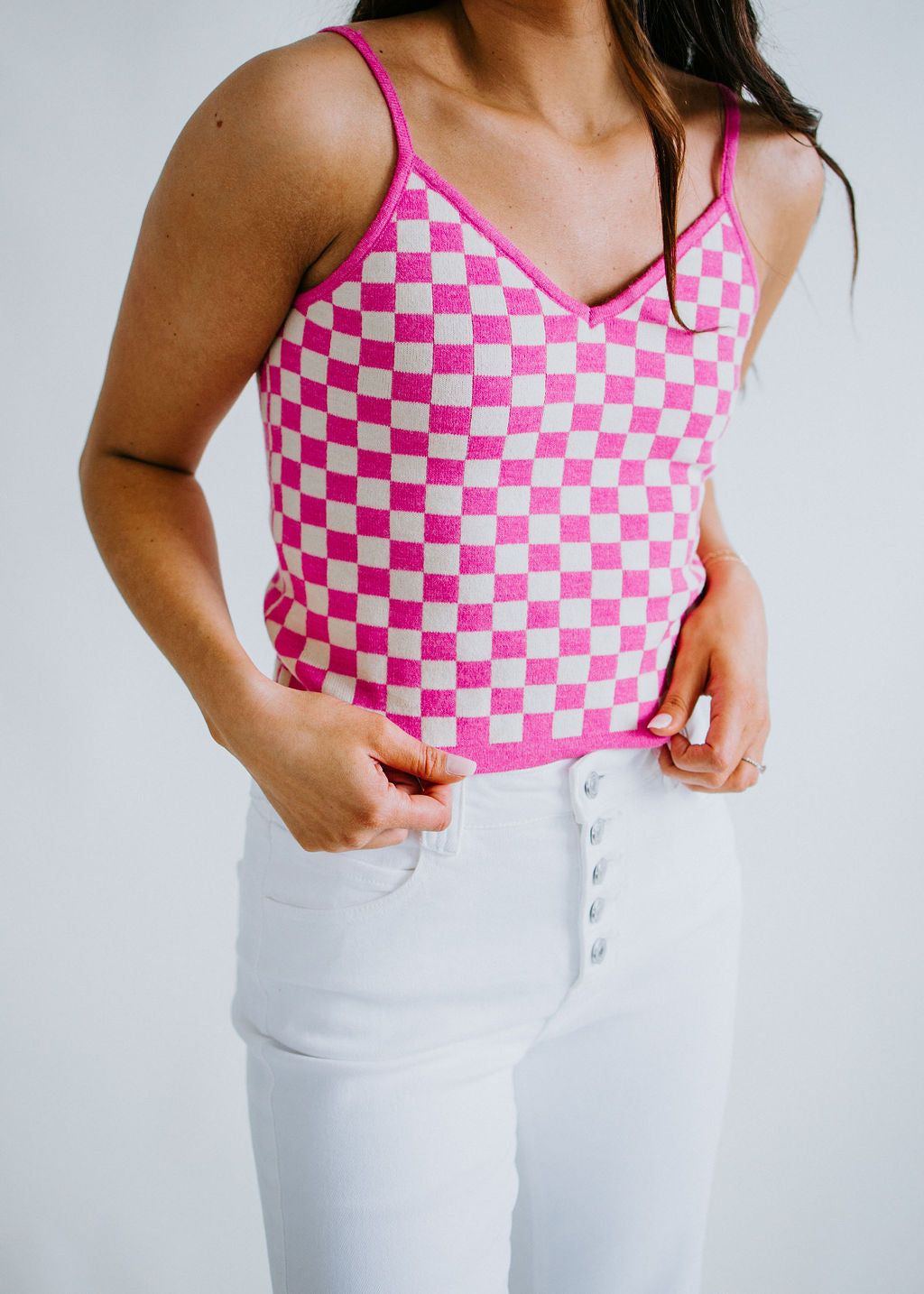 Check Again Sweater Tank