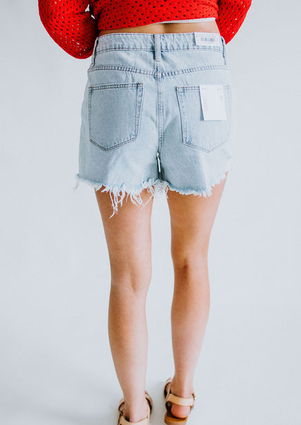 Tana Lace Distressed Shorts