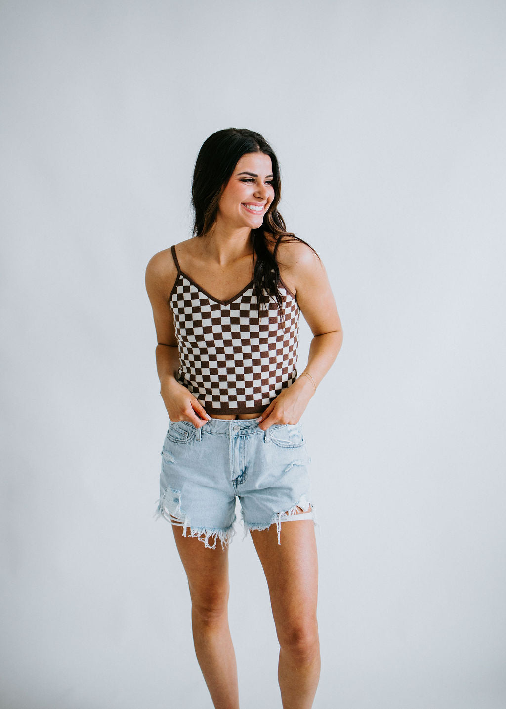 Check Again Sweater Tank