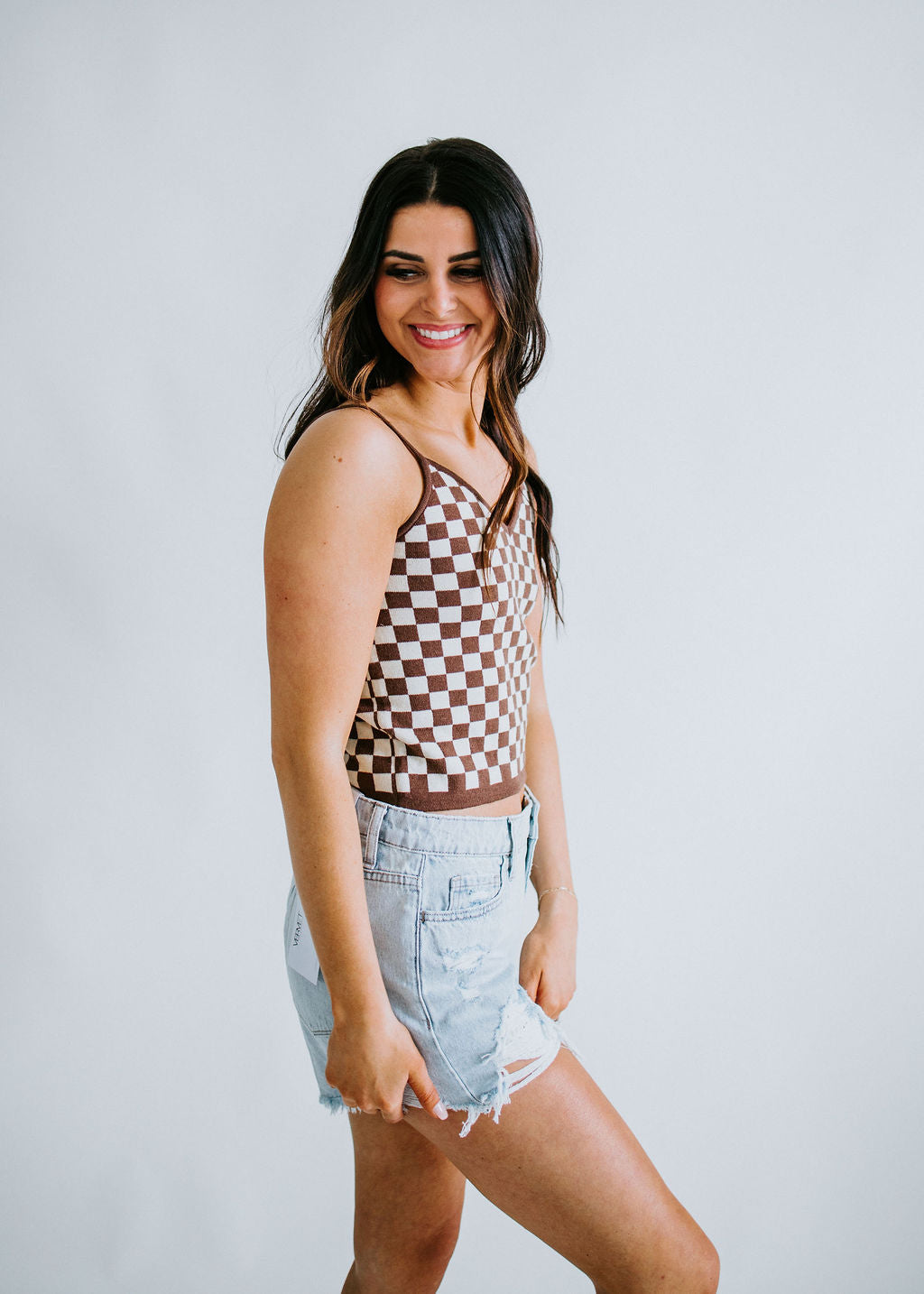 Check Again Sweater Tank