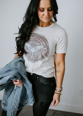 Outlaw Rock N Roll Graphic Tee