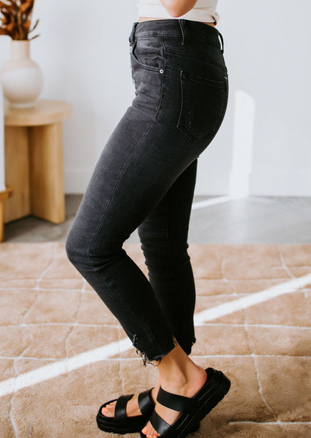 Aggregate 162+ ankle length jeans black