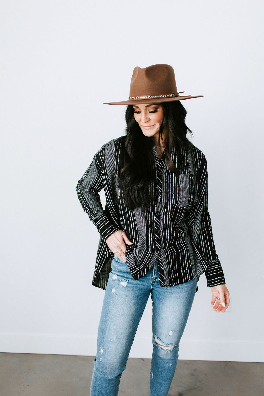 image of Sorley Striped Top