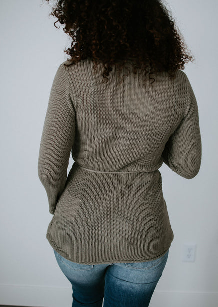 Tied Together Crochet Sweater