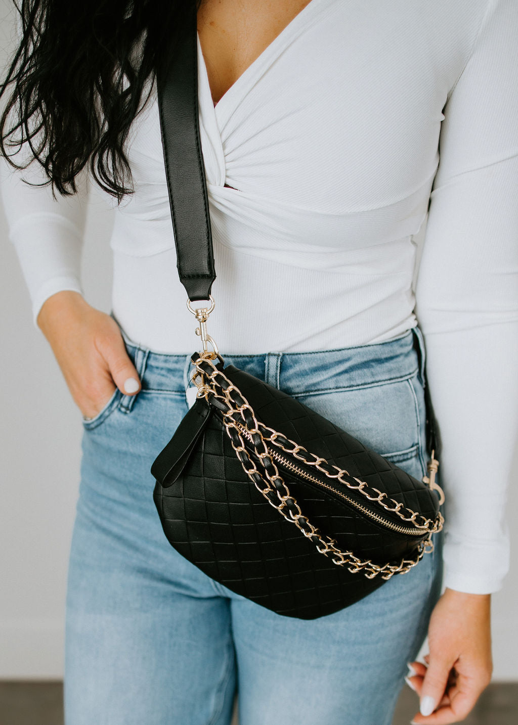 image of Nicki Quilted Crossbody Bag