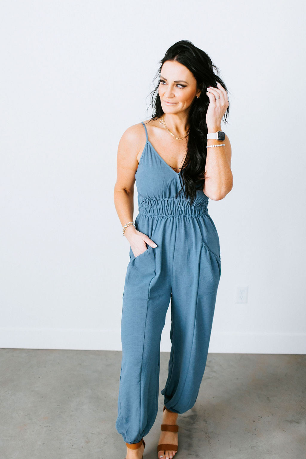 Evra Ruffle Jumpsuit – Lauriebelles