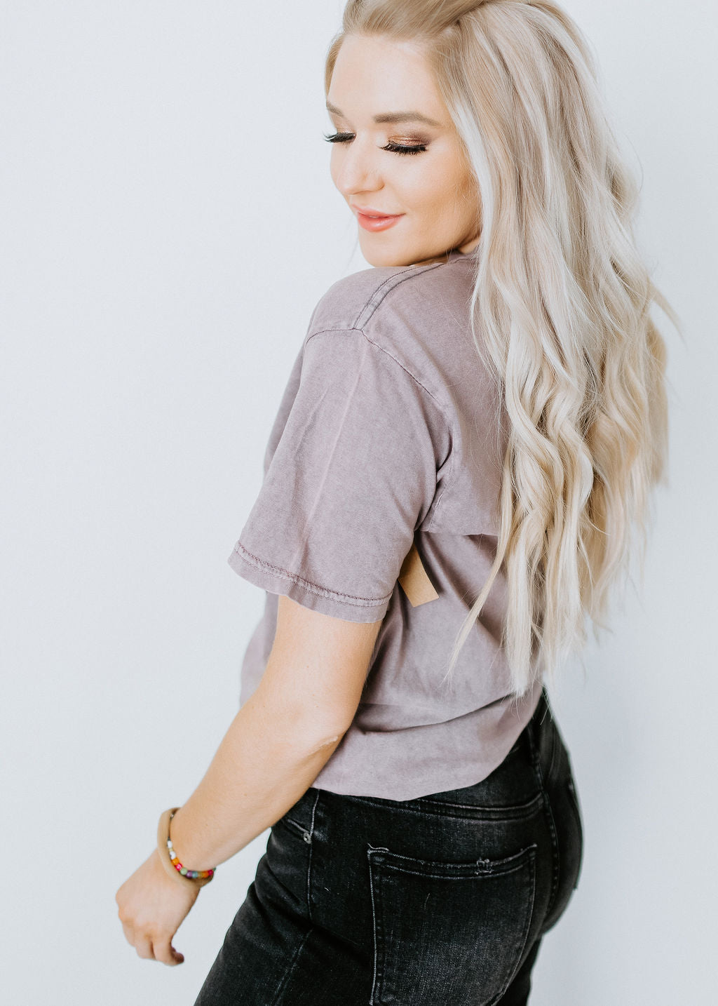 Kiss Me Leopard Print Graphic Tee