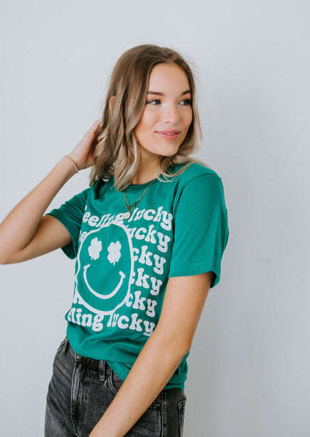 Feeling Lucky Graphic Tee FINAL SALE