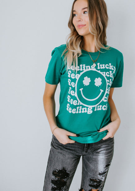 Feeling Lucky Graphic Tee FINAL SALE