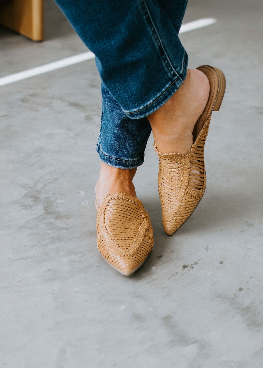 image of Grace Woven Mules