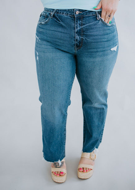 Curvy Athea Wide Leg Jeans