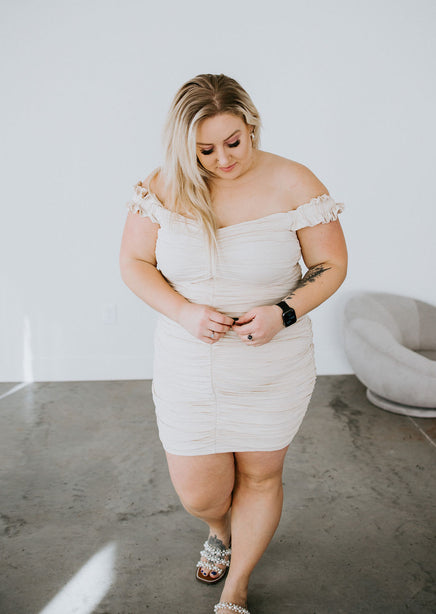 Curvy Love You Ruched Dress