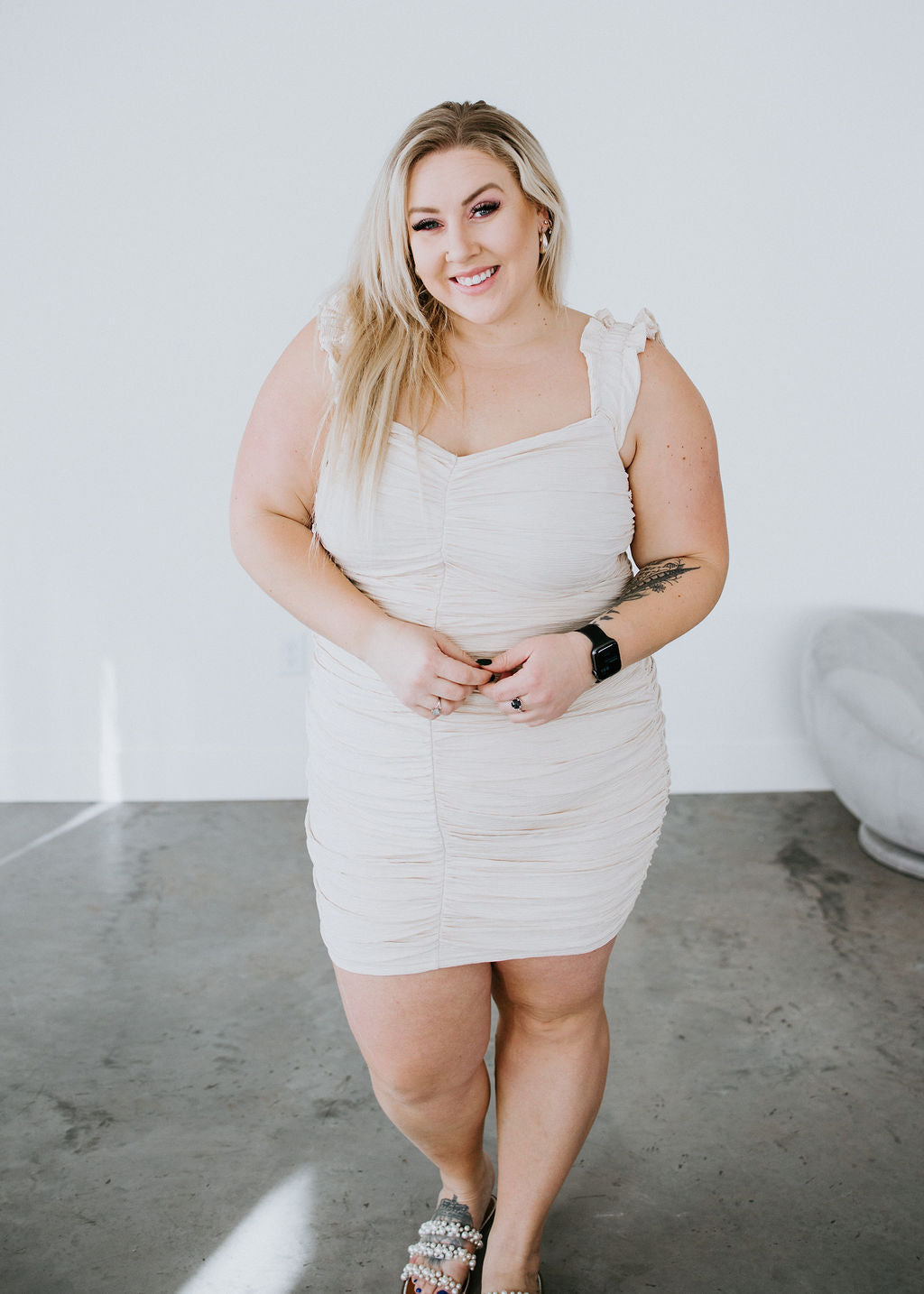 Curvy Love You Ruched Dress