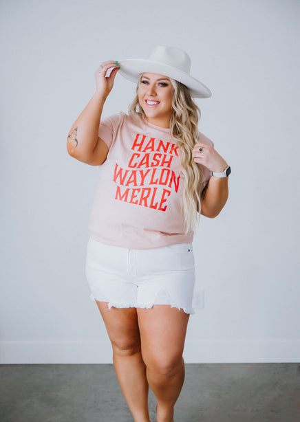 Curvy Country Icons Graphic Tee