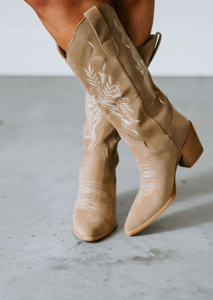 Faye Floral Boots